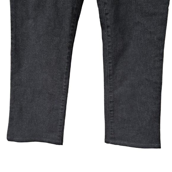 THEORY Black Bootcut Jeans Size 6 Ankle Crop Lot to Mid Rise - Picture 8 of 9